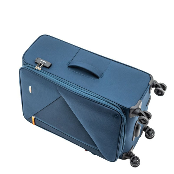 Troler Kai 69x43x28 cm, 2.9 kg, expandabil 30%, albastru  Lamonza