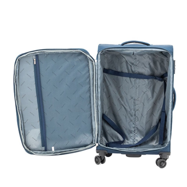Troler Kai 69x43x28 cm, 2.9 kg, expandabil 30%, albastru  Lamonza