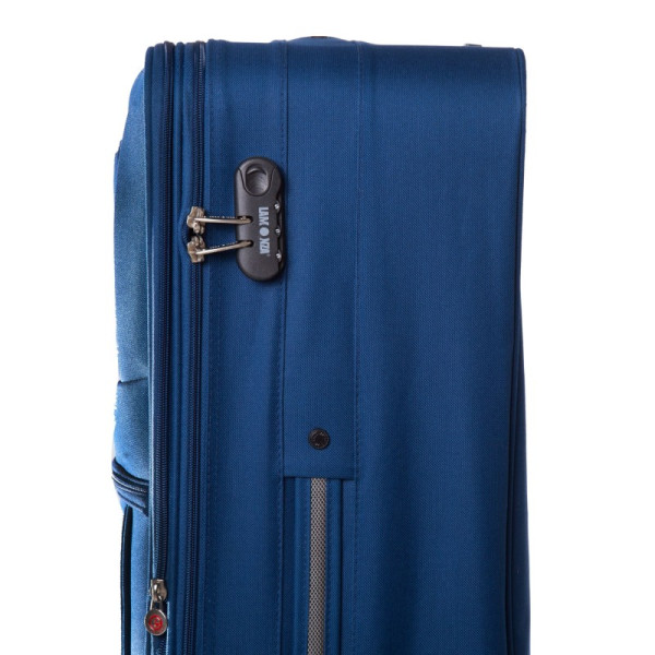 Troler Atlanta 74x46x27 cm, 3.4 kg, expandabil 30%, albastru