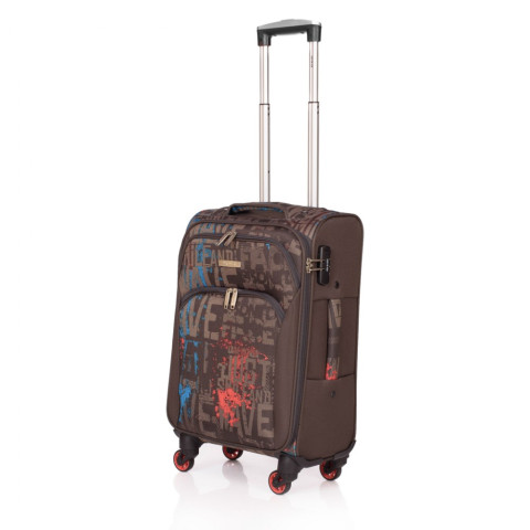 Troler Colage 55x36x22 cm, 2.3 kg, gri / roșu Lamonza