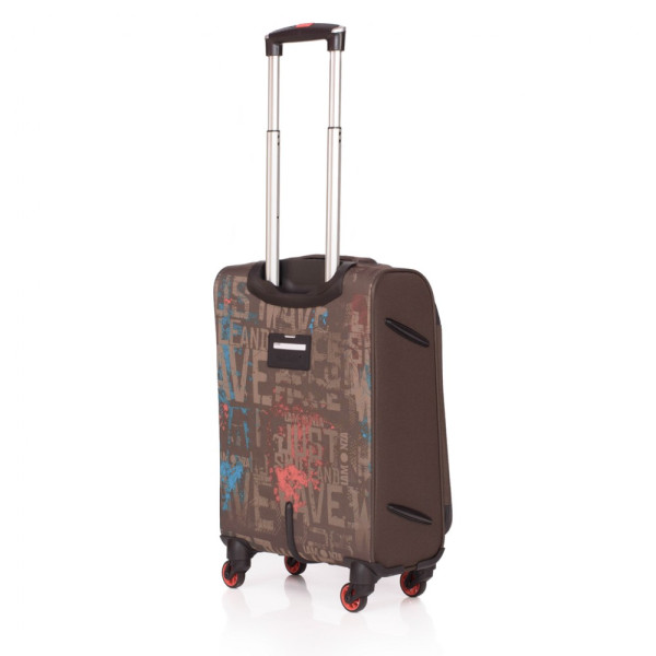 Troler Colage 55x36x22 cm, 2.3 kg, gri / roșu Lamonza