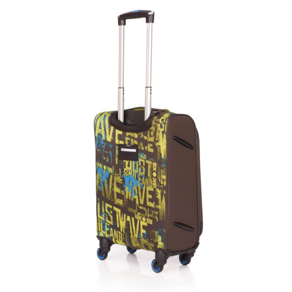 Troler Colage 55x36x22 cm, 2.3 kg, gri / galben Lamonza