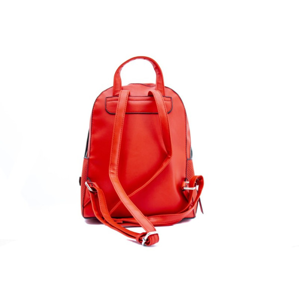 Rucsac dama Lamonza Inna rosu 25x30x14 cm