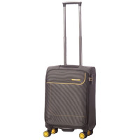 Troler LAMONZA Metropolis A12911, 55 cm, gri-galben