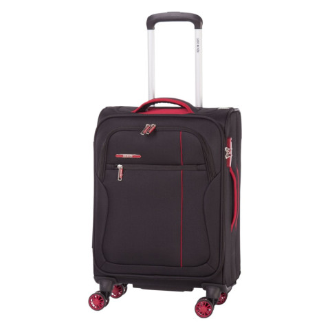 Troler Ultralight Negru cu Roșu 55x36x22 cm