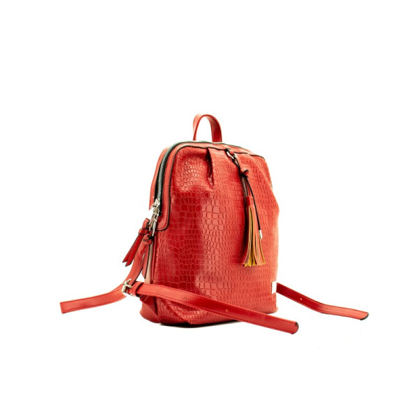 Rucsac dama Lamonza PORTA rosu 24X30X11 CM