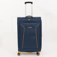 Troler Cruise, 78x47x29 cm, 3.5 kg, expandabil 30%, bleumarin/galben