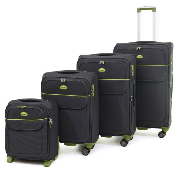 Troler Superlight, 78X47x29 cm, 3.6 kg, extensibil 30%, gri / verde