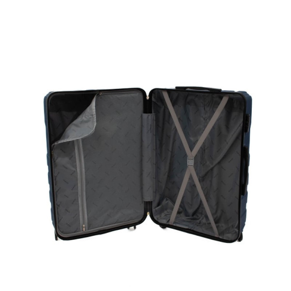 Troler Malibu 75x48x29 cm 4 kg, albastru inchis