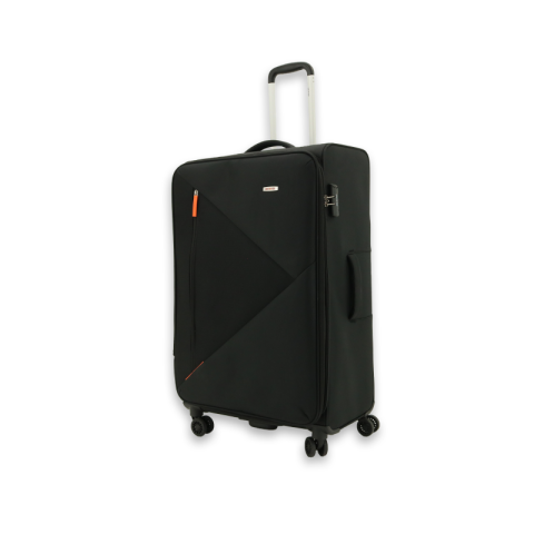 Troler Kai 79x48x31 cm, 3.4 kg, expandabil 30%, negru Lamonza