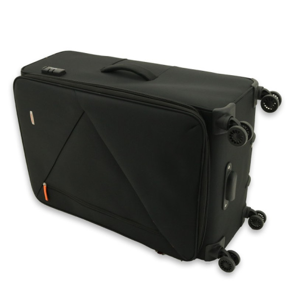 Troler Kai 79x48x31 cm, 3.4 kg, expandabil 30%, negru Lamonza