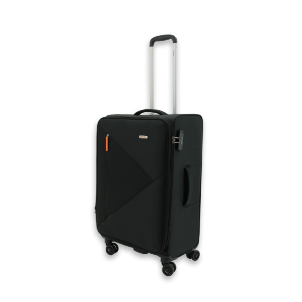 Troler Kai 69x43x28 cm, 2.9 kg, expandabil 30%, negru Lamonza