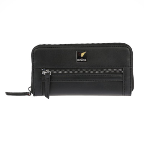 LAMONZA PORTOFEL DE DAMA VERA 19X3X10 CM NEGRU