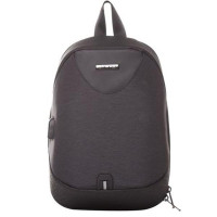 Rucsac Lamonza Trust, cablu cu port USB inclus, negru