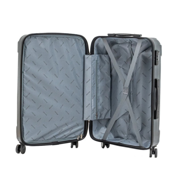 Troler Capri 68x43x25 CM, 3.7 kg, gri Lamonza