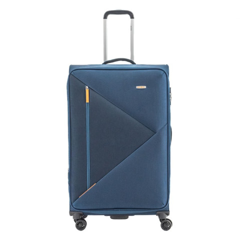 Troler Kai 79x48x31 cm, 3.4 kg, expandabil 30%, albastru Lamonza