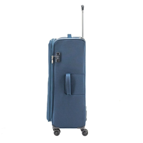 Troler Kai 79x48x31 cm, 3.4 kg, expandabil 30%, albastru Lamonza