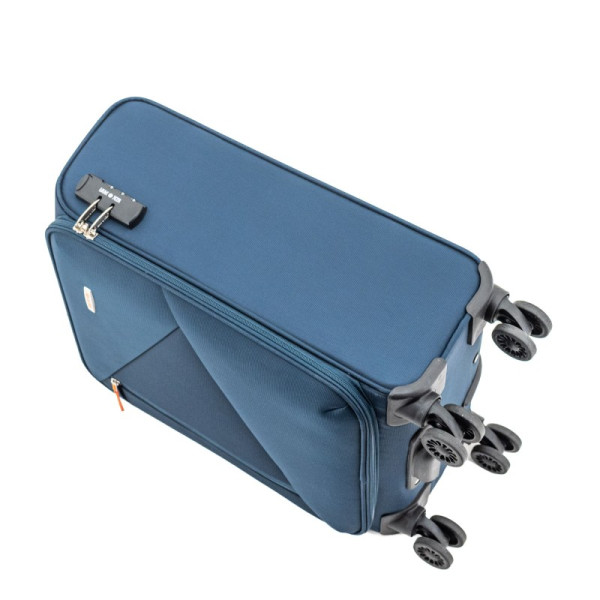 Troler Kai 55x36x23 cm, 2.3 kg, albastru Lamonza