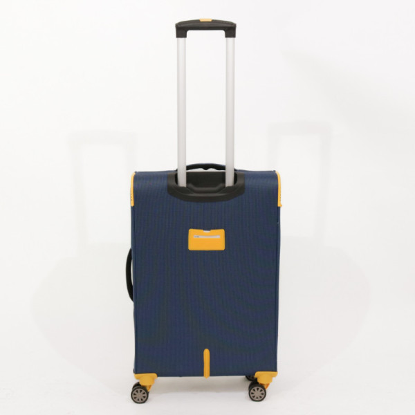 Troler Cruise Lamonza 68x41x26 cm, 3 kg, expandabil 30%, bleumarin/galben