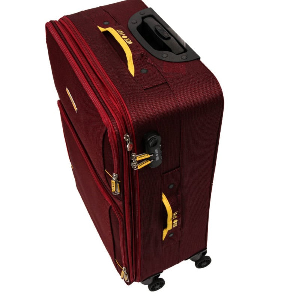 Troler Lime 70x41x25 cm, 2.9 kg, expandabil ,rosu
