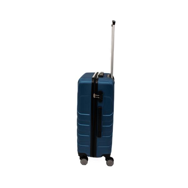 Troler Lamonza Malibu 65x42x26 cm, albastru inchis