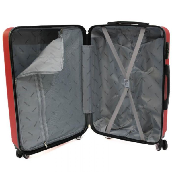 Troler Lamonza Melody, 64x42x26 cm, 3.2 kg, rosu