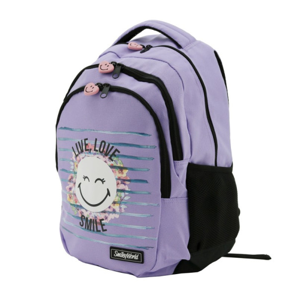 Lamonza Rucsac Smiley Blossom 45x31x16 cm, 400 gr