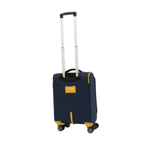 Troler Cruise Lamonza , 55x37x22 cm, 2.4 kg, bleumarin/galben