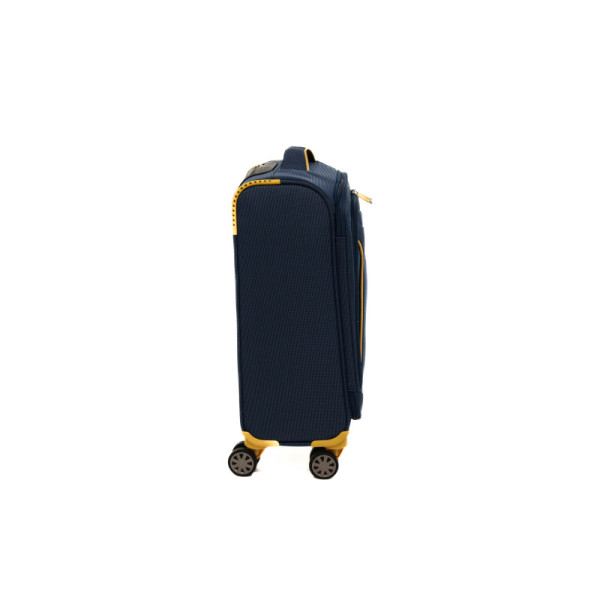 Troler Cruise Lamonza , 55x37x22 cm, 2.4 kg, bleumarin/galben