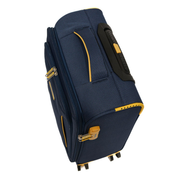 Troler Cruise Lamonza , 55x37x22 cm, 2.4 kg, bleumarin/galben