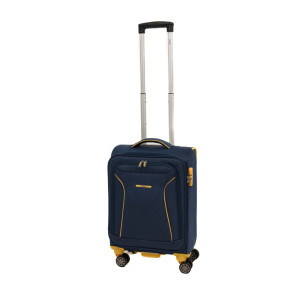 Troler Cruise Lamonza , 55x37x22 cm, 2.4 kg, bleumarin/galben