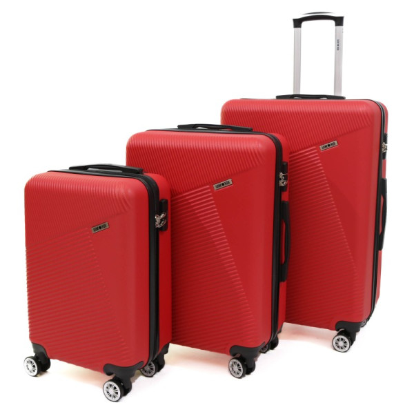 Troler Lamonza Melody, 64x42x26 cm, 3.2 kg, rosu