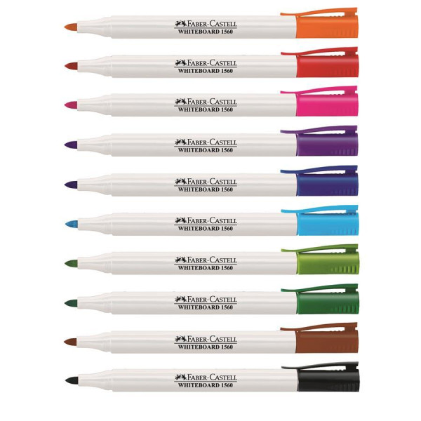 Set 6 culori pastel Marker Whiteboard Slim 1560