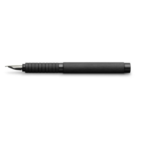 Stilou Essentio Aluminium Negru Faber-Castell, F