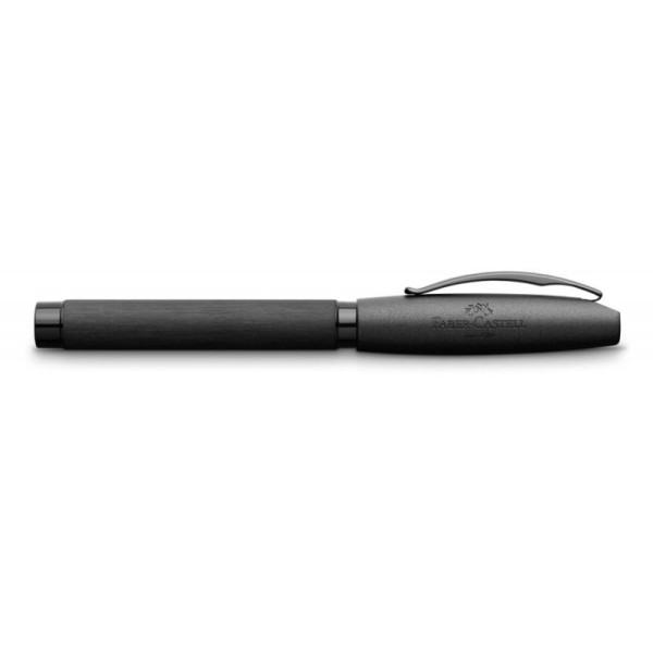 Stilou Essentio Aluminium Negru Faber-Castell, F