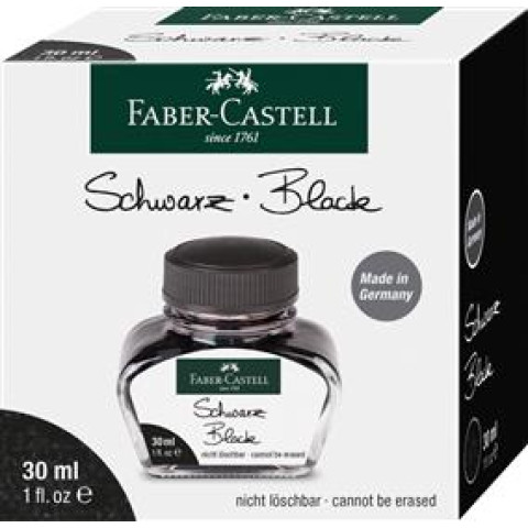 Cerneală 30ml Neagră Faber-Castell