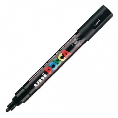 Marker Uni PC-5M Posca Negru M172