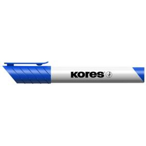 Marker whiteboard albastru 3mm Kores