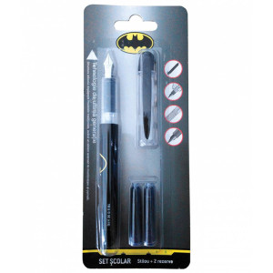 Blister Stilou Basic, cu 2 rezerve, Batman