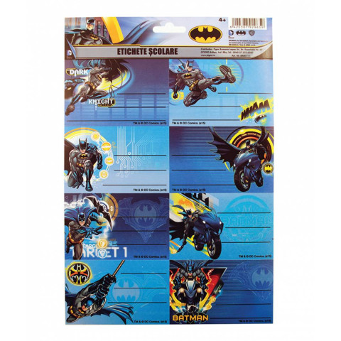 Etichete școlare 40/set Batman