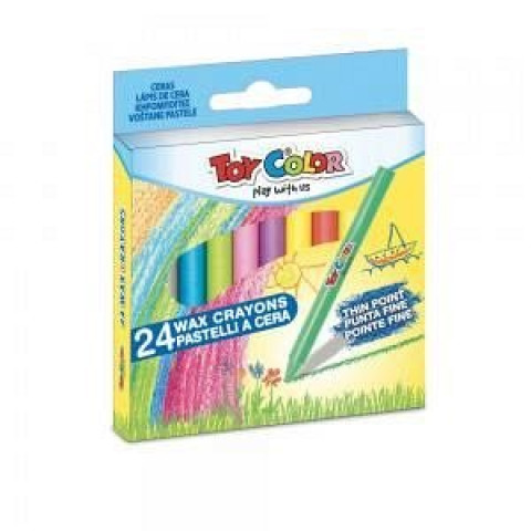 Creioane cerate, 12buc/set, Toy Color