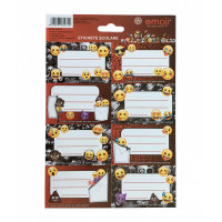 Etichete școlare 40/set Emoji Clasic