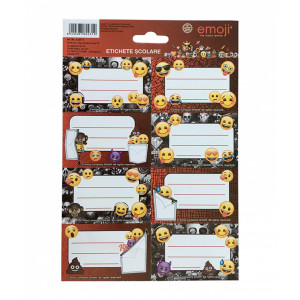 Etichete școlare 40/set Emoji Clasic