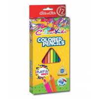 Creioane Color 12/set Triunghiulare 3 mm F/B Colour Kids