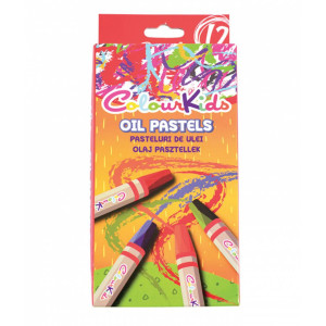 Creioane ulei pastel 12 culori, Colour Kids