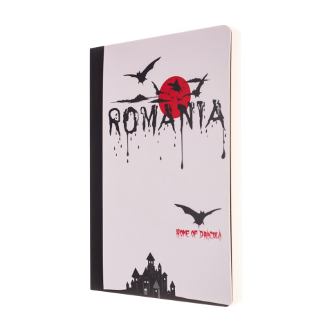 Agendă nedatată Dracula - România, foi albe