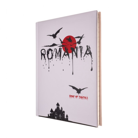 Agendă nedatată Dracula - România, foi dictando