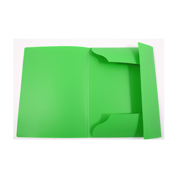 Mapă plastic cu elastic Working-Up 600mic verde