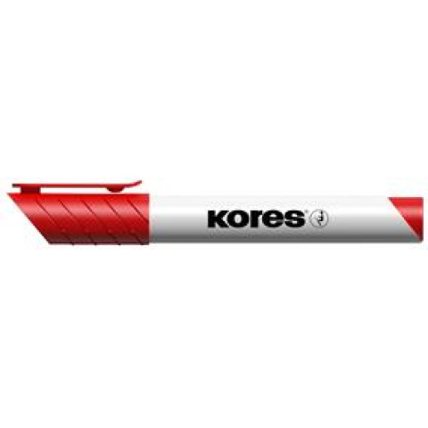Marker whiteboard roșu 3mm Kores