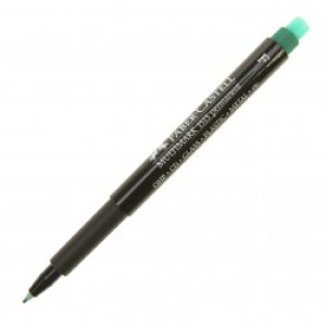 Marker permanent verde multimark Faber Castell 